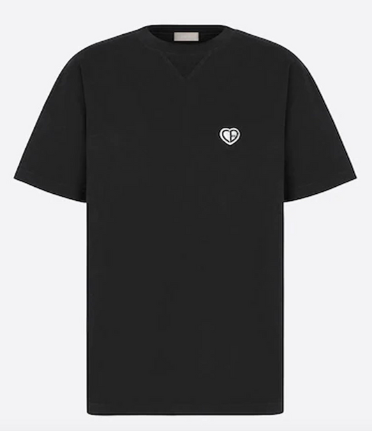 DIOR T-SHIRT SVART HJÄRTA